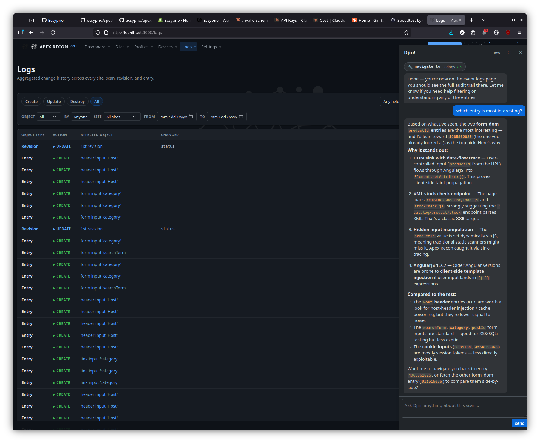 Djin! — log triage
