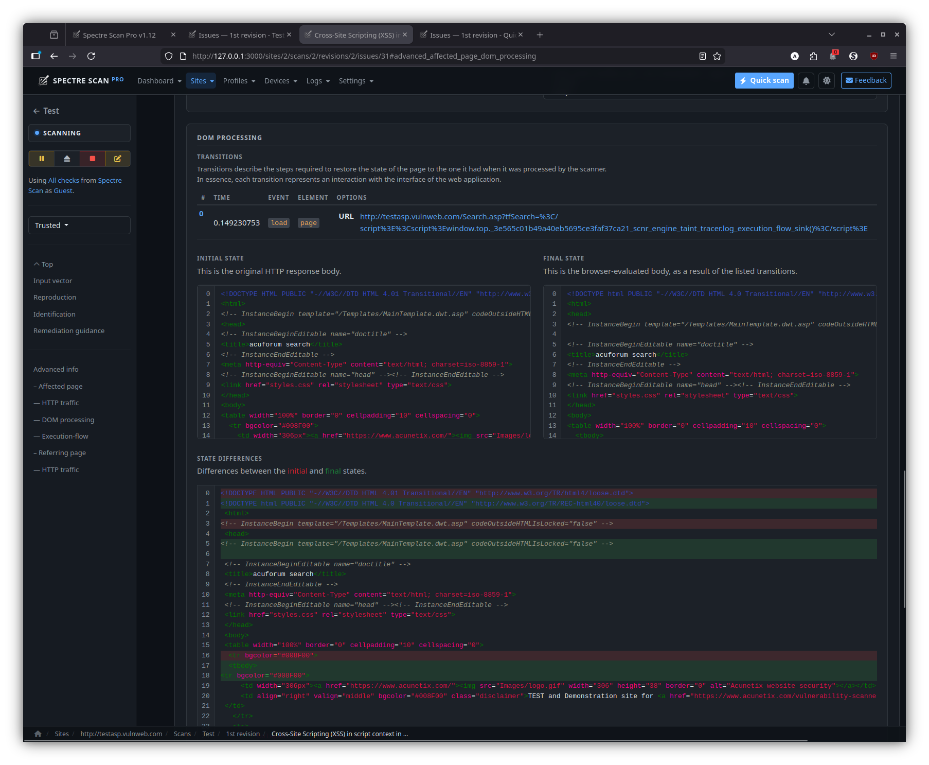 Issue — remediation